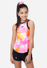 Candy Block Twist Sports Tank Top