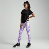 Realm Purple Sports legging Blue