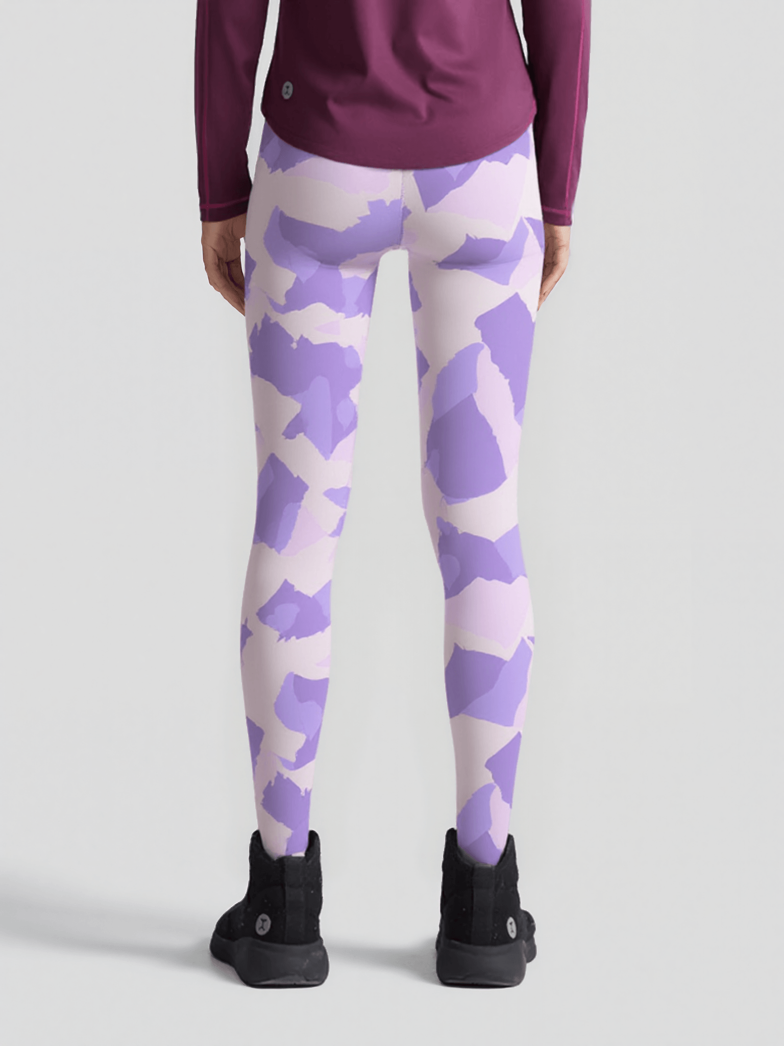 Realm Purple Sports legging Blue