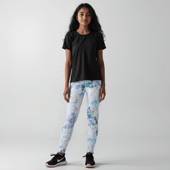 Fragrant Purple floral twist legging