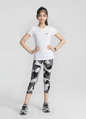 Camo Sports 3/4  black legging