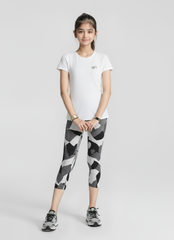 Camo Sports 3/4  black legging