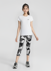 Camo Sports 3/4  black legging