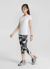 Camo Sports 3/4  black legging